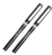 宝克（BAOKE）2BK103 直液式水性签字笔 0.5mm 2支装 黑色