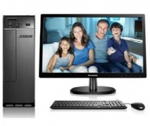 联想（Lenovo）H3005 台式电脑（E1-7010 2G 500G 集显 DVD 百兆网卡 win10）19.5英寸