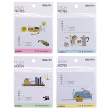 得力（deli）66304 彩色百事贴 创意N次贴 50张/包