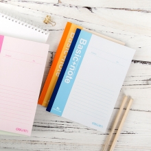 得力(deli) 7650 A5/30页无线装订软抄本笔记本子  蓝色 （计价单位：本）