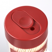 唐宗筷 2罐1000支 牙签 黑+红简约2罐装牙签 家用竹牙签 C6229