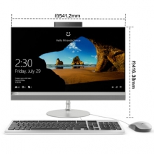 联想（Lenovo）AIO520-22 21.5英寸一体机 I3-8100 4G 1T机械硬盘  Win10 （黑色）