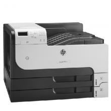惠普(HP) LaserJet Enterprise 700 M712dn 黑白激光打印机 有线网络打印 手动双面打印 A3幅面 灰色 有线网络+自动双面