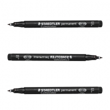 施德楼（Staedtler） F317-9 速干油性记号笔 0.6mm（黑色）