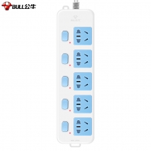公牛（BULL） GN-316 分控插座 5位 （1.8米）