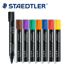 施德楼（Staedtler） 350 粗斜头记号笔 (红色)