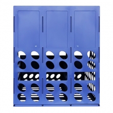 得力（deli） 9843 三联文件栏 (蓝色)