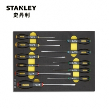 史丹利 STANLEY LT-011-23 11件套 三色柄螺丝批工具托