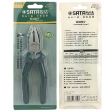 世达 SATA 70301A 电工老虎钳钢丝钳虎口钳子克丝断线钳省力6寸