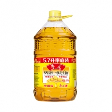 鲁花 食用油 5S 物理压榨 一级 花生油 5.7L/桶（新老包装随机发货）