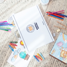 得力75401_绘画套装萌伊款(蓝色)