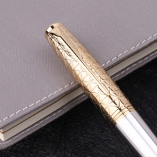 派克 PARKER 2016款都市系列 简影金夹 宝珠笔 135×12MM 银色 （计价单位：支）