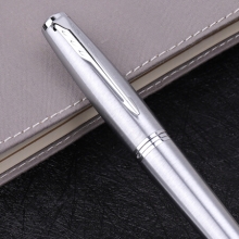 派克 PARKER 2016款 都市系列 金属银白夹 宝珠笔 135×12MM 银色 （计价单位：支）