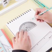 广博(GuangBo) H05016 学生绘图套尺套装 （直尺+三角尺*2+量角器）