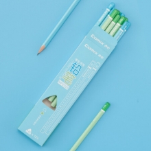 齐心 MP2028 三角木杆铅笔 (12支装) HB  黑色