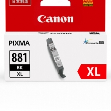 佳能（Canon）CLI-881XL BK 黑色墨盒 （适用于TS9180、TS8180、TS6180、TR8580）