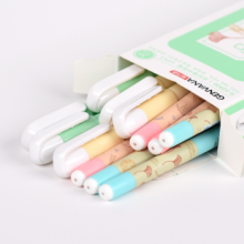 金万年 G-12930  和风系细杆短盖0.35全针管配RS06芯拔帽中性笔-黑色