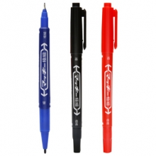 斑马（ZEBRA）MO-120-MC 小双头油性记号笔 10支/盒 (红色) （计价单位：支）