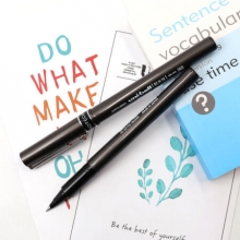 三菱（Uni）UB-155 中性笔走珠笔0.5mm 黑色 10支/盒