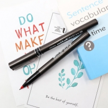 三菱（Uni）UB-155 中性笔走珠笔0.5mm 红色 10支/盒