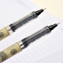 金万年（Genvana） G-0013A 黑色办公商务0.5半针管直液式签字笔 （计价单位：支）