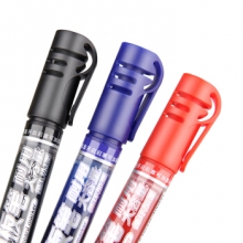 金万年 G-0630  直液式大容量便捷可旋后塞加墨水白板笔-蓝