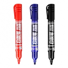 金万年 G-0630  直液式大容量便捷可旋后塞加墨水白板笔-蓝