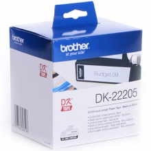 兄弟（brother）DK-22205 标签带62mm*30.48m白底/黑字(纸质)热敏标签打印纸不干胶