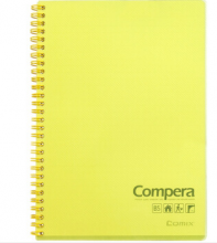 齐心（COMIX）  CPA6801  Compera A6炫彩双螺旋PP面本 80页  颜色随机