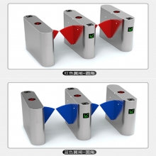 彩尼斯多 CNSD-YZ 单机芯 翼闸一卡通管理通人行通道闸机小区门禁动态人脸识别摆闸